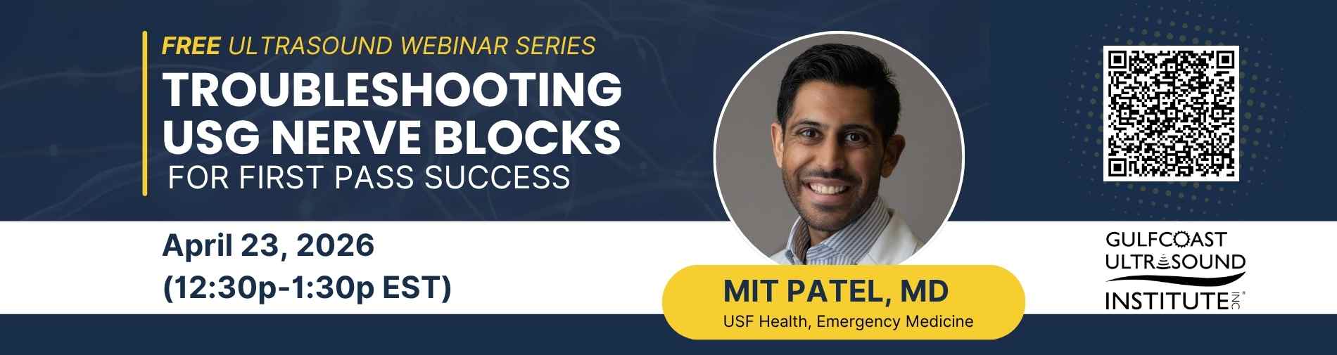Troubleshooting Ultrasound-Guided Nerve Blocks for First-Pass Success - Free Webinar